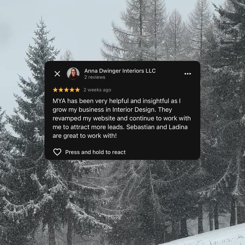 Carousel cover: client review screenshots