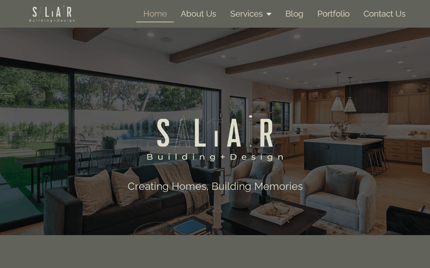 Saltair Building + Design website
