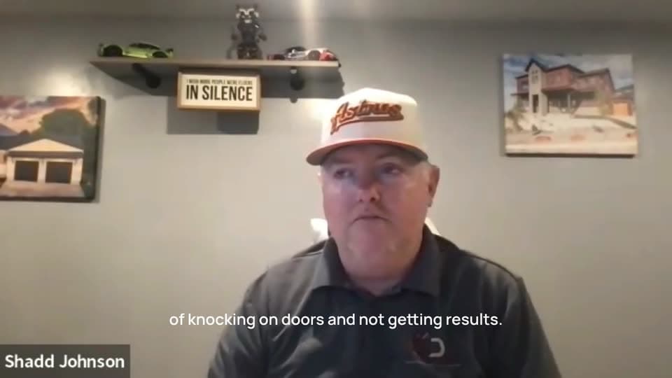 Shadd Johnson on a video call