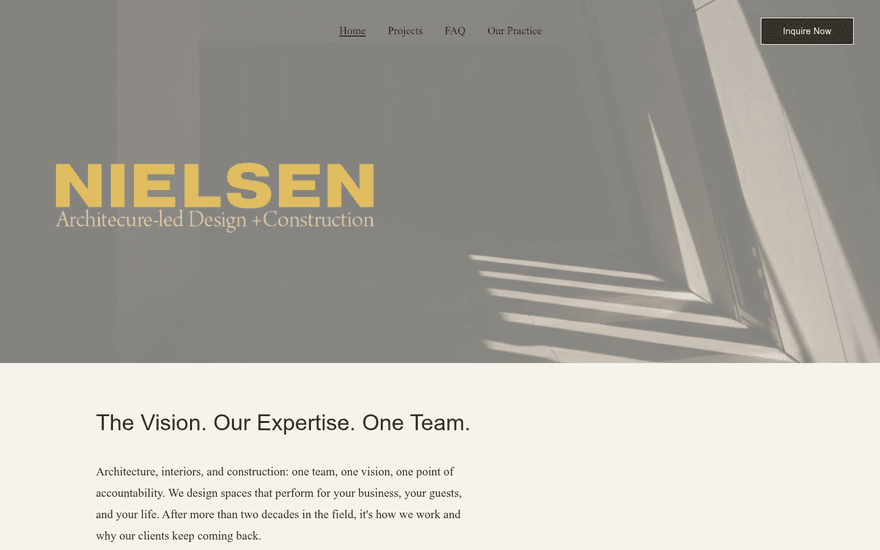 Nielsen Studios website